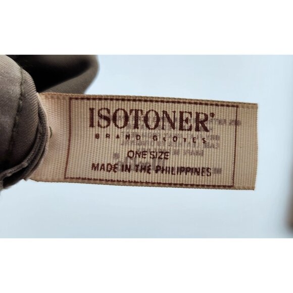 Vtg 80s Aris Isotoner Women's One Size Unlined Driving Gloves Beige - Picture 4 of 5